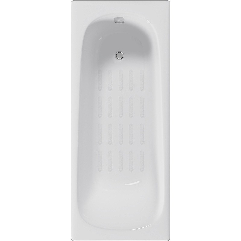 Чугунная ванна Delice Continental 140x70 DLR230619-AS без отверстий под ручки с антискользящим покрытием