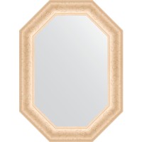 Зеркало Evoform Octagon 55x75 BY 7141 в багетной раме - Старый гипс 82 мм стекло