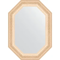 Зеркало Evoform Octagon 55x75 BY 7141 в багетной раме - Старый гипс 82 мм стекло