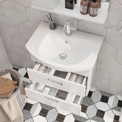 Тумба под раковину Volna Joli 60.2Y tpJOLI60.2Y-01 подвесная Белая