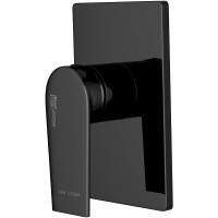 Смеситель для душа WasserKRAFT Glan 6651 Черный глянцевый латунь встраиваемый