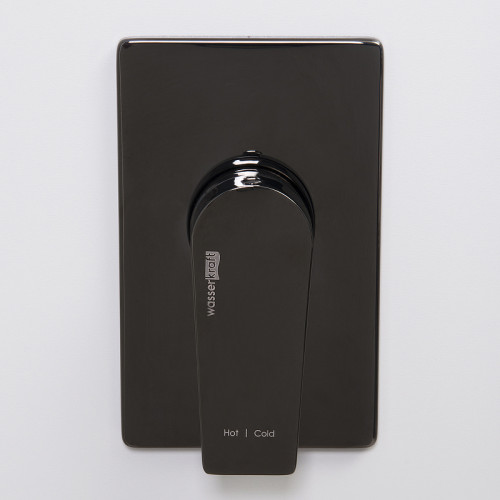 Смеситель для душа WasserKRAFT Glan 6651 Черный глянцевый латунь встраиваемый