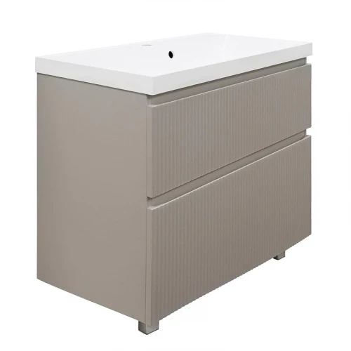 Тумба с раковиной Azario Viola 100 CS00097147 цвет Бежевый