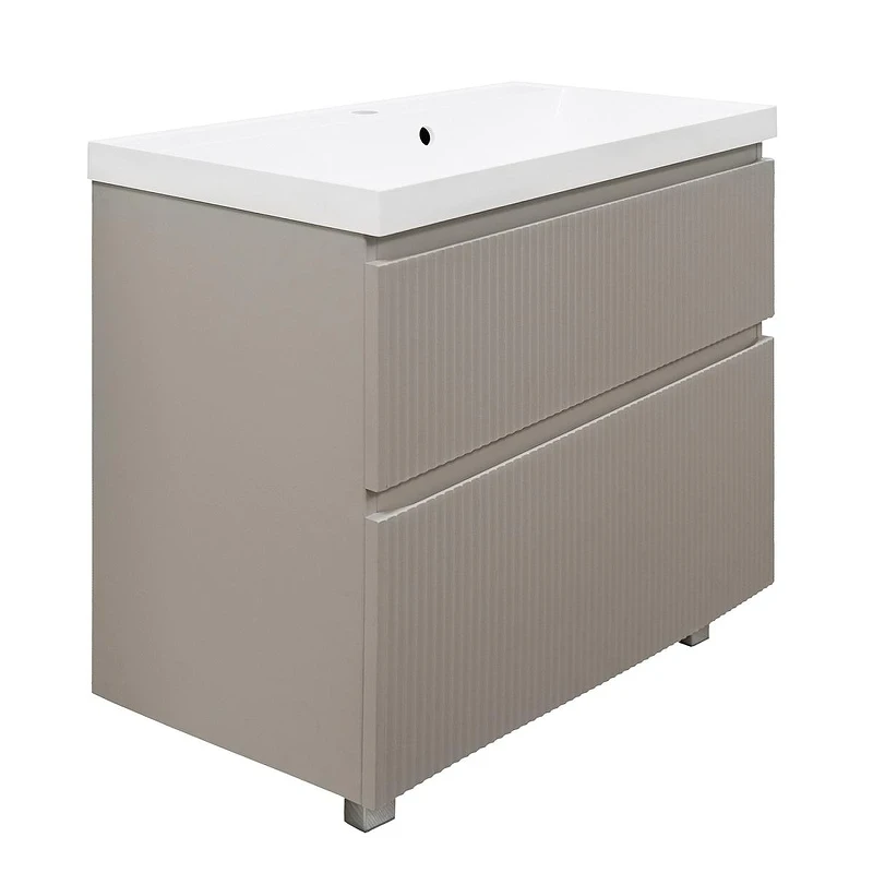 Тумба с раковиной Azario Viola 100 CS00097147 цвет Бежевый