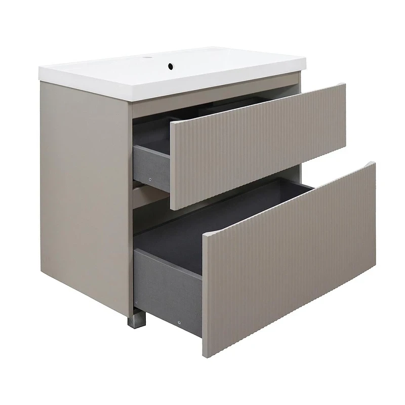 Тумба с раковиной Azario Viola 100 CS00097147 цвет Бежевый