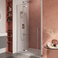 Душевая дверь Cezares Liner 120 L LINER-B-12-120-C-Cr-L профиль Хром стекло прозрачное