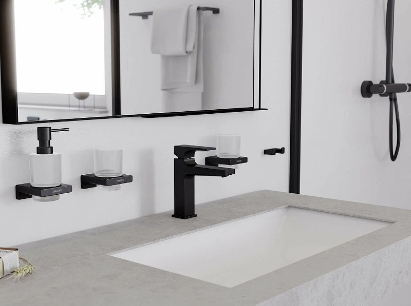 Смеситель для раковины Hansgrohe Metropol 32507670 Черный матовый латунь