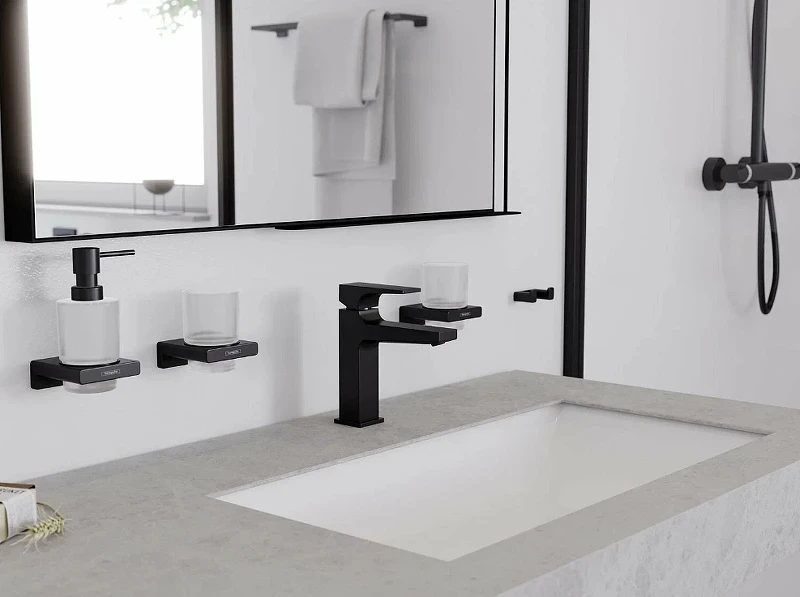 Смеситель для раковины Hansgrohe Metropol 32507670 Черный матовый латунь