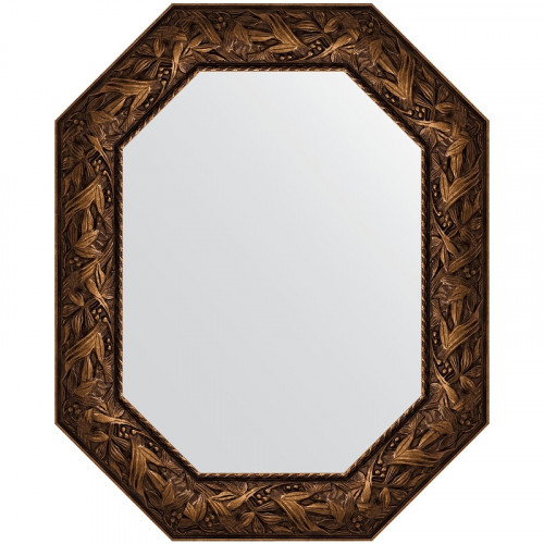 Зеркало Evoform Polygon 78х63 BY 7230 в багетной раме - Византия бронза 99 мм стекло