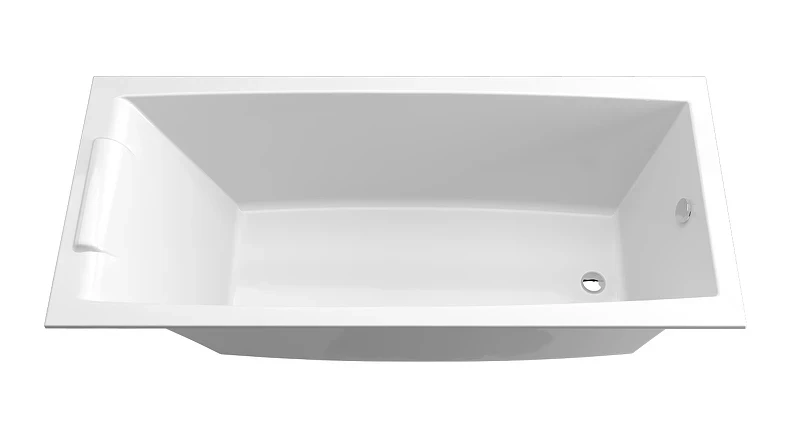 Акриловая ванна Marka One Aelita Slim 165х75 01ае1675слим без гидромассажа