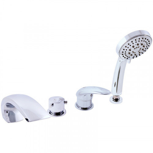 Смеситель на борт ванны Rav Slezak Dunaj D472.5P Хром латунь