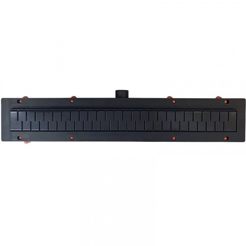 Душевой лоток Veconi Medium Black 95 V950MB с Черной матовой решеткой