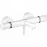 Смеситель для ванны Hansgrohe Ecostat Comfort 13114700 с термостатом Белый матовый латунь на стену