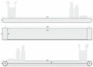 Металлическая полка Сунержа Round L 32-3020-5610 цвет Золотой шелк
