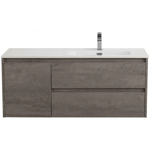 Тумба под раковину BelBagno Kraft 100 R KRAFT-1000-2C-1A-SO-CG-R подвесная Cemento Grigio МДФ / ЛДСП