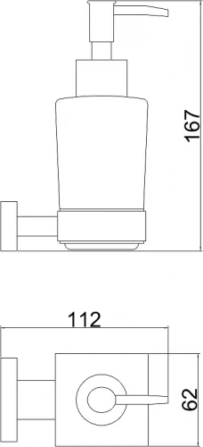 Дозатор для жидкого мыла Belz B902 B90227 Хром