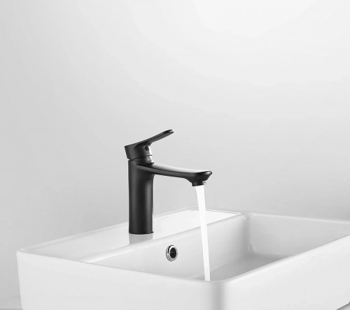 Смеситель для раковины Arrow AG4106MB цвет Черный матовый