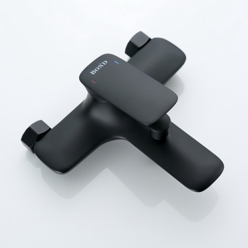 Смеситель для ванны Bond Cube B03-5288 Черный матовый латунь на стену