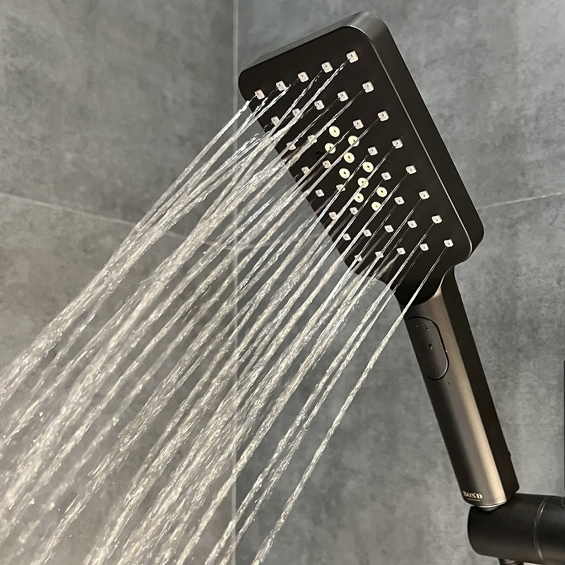 Смеситель для ванны Bond Cube B03-5288 Черный матовый латунь на стену