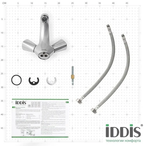 Смеситель для раковины Iddis Bounce BOUSB00i01 Хром