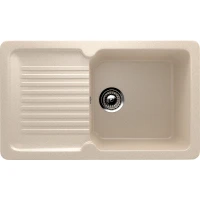 Кухонная мойка Ulgran Classic U-506-328 Бежевая искусственный камень (литьевой мрамор) встраиваемый