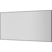 Зеркало Boheme Modern 140x70 543-140-GM с подсветкой Оружейная сталь с сенсорным выключателем и подогревом стекло