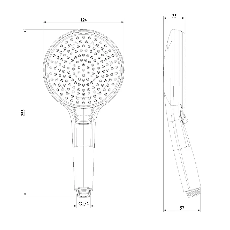 Ручной душ Lemark LM8126C Хром