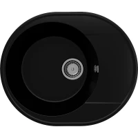 Кухонная мойка Ulgran Quartz Nora 750-07 Уголь искусственный камень (литьевой мрамор) встраиваемый