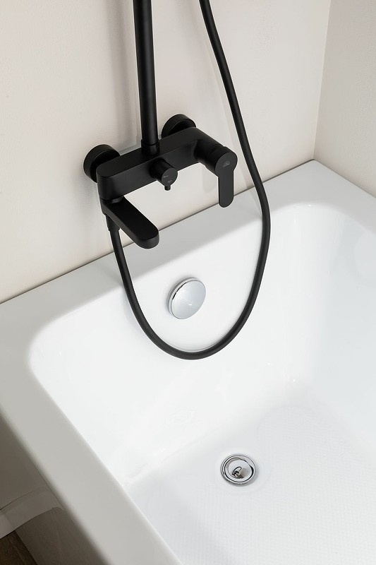 Комплект смесителей Paffoni Light KITCOL632NO006 Черный матовый латунь