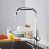 Смеситель для кухни Shevanik S528 цвет Хром