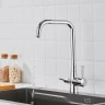 Смеситель для кухни Shevanik S528 цвет Хром