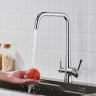 Смеситель для кухни Shevanik S528 цвет Хром