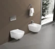 Комплект унитаза с инсталляцией Aquatek Set Aquatek Дива-015 4в1 с сиденьем Микролифт и Белой клавишей смыва фарфор подвесной