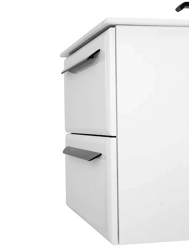 Тумба под раковину Cezares Eco-Cer 60 ECO-CER-600-2C-SO-BO подвесная Bianco Opaco без ручек МДФ / ЛДСП