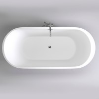 Акриловая ванна Black&amp;White Swen 170x80 105sb00 без гидромассажа