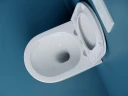 Комплект унитаза DIWO Ceramicanova Vogue CN4008T с сиденьем с инсталляцией DIWO 4501 с клавишей смыва цвет Глянцевый белый