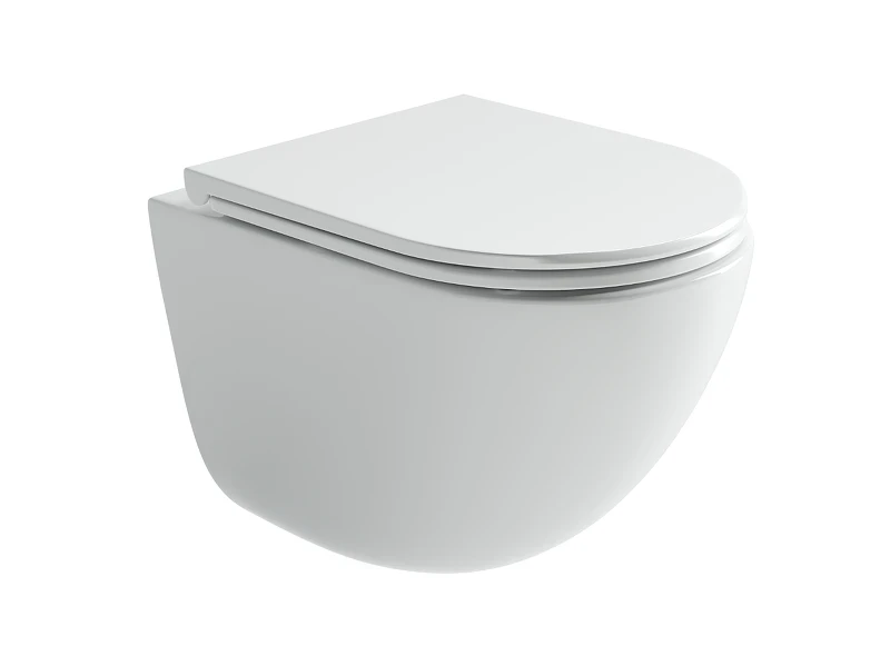 Комплект унитаза DIWO Ceramicanova Vogue CN4008T с сиденьем с инсталляцией DIWO 4501 с клавишей смыва цвет Глянцевый белый