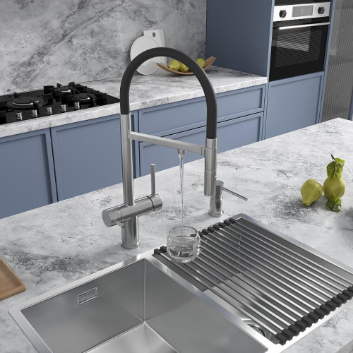 Смеситель для кухни Reflexion Lago RX9901SS цвет Полированная сталь