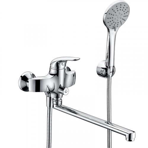 Смеситель для ванны WasserKRAFT Rossel 2802L универсальный Хром латунь на стену