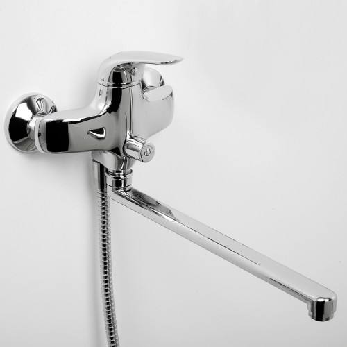 Смеситель для ванны WasserKRAFT Rossel 2802L универсальный Хром латунь на стену