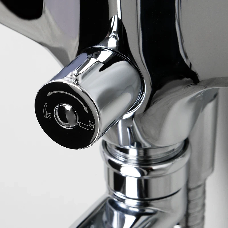 Смеситель для ванны WasserKRAFT Rossel 2802L универсальный Хром латунь на стену