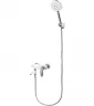 Смеситель для кухни Grocenberg GB8001WC Белый Хром