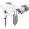 Смеситель для кухни Grocenberg GB8001WC Белый Хром