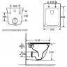 Комплект унитаза с инсталляцией WeltWasser MARBERG 410 + ROTBACH 004 GL-WT + MAR 410 SE-CR 10000006496 цвет Белый глянцевый с сиденьем Микролифт и клавишей смыва цвет Хром