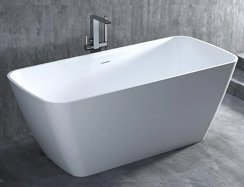 Ванна из искусственного камня Salini Agatha 180х80 100221M Белая матовая