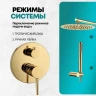 Душевая система Grocenberg GB5099GO-3 Золото