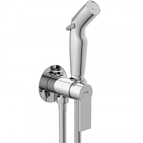 Гигиенический душ со смесителем Cersanit Brasko 64102 Хром латунь на стену