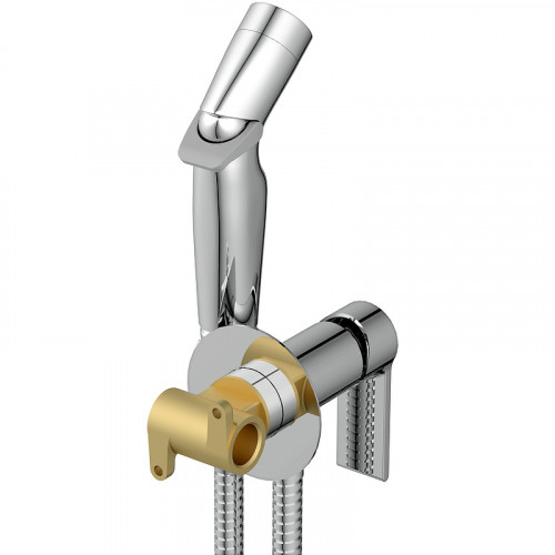Гигиенический душ со смесителем Cersanit Brasko 64102 Хром латунь на стену