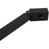Шторка на ванну Cezares Liberta 80 LIBERTA-V-1-TB-80/155-C-NERO профиль Черный матовый стекло прозрачное