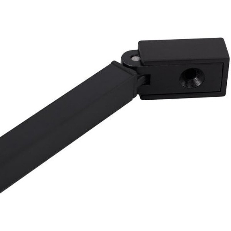 Шторка на ванну Cezares Liberta 80 LIBERTA-V-1-TB-80/155-C-NERO профиль Черный матовый стекло прозрачное